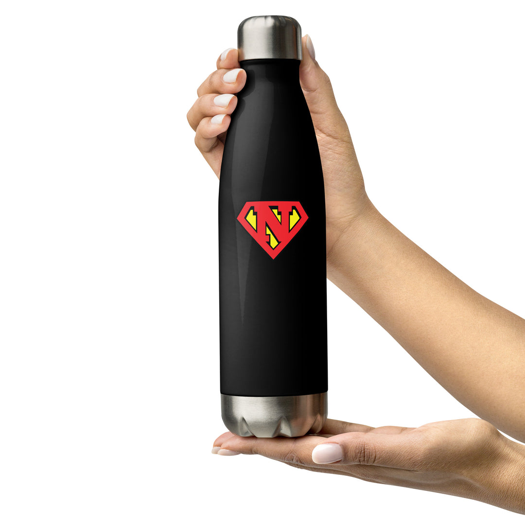 Newtonian Superman  Steel Water Bottle