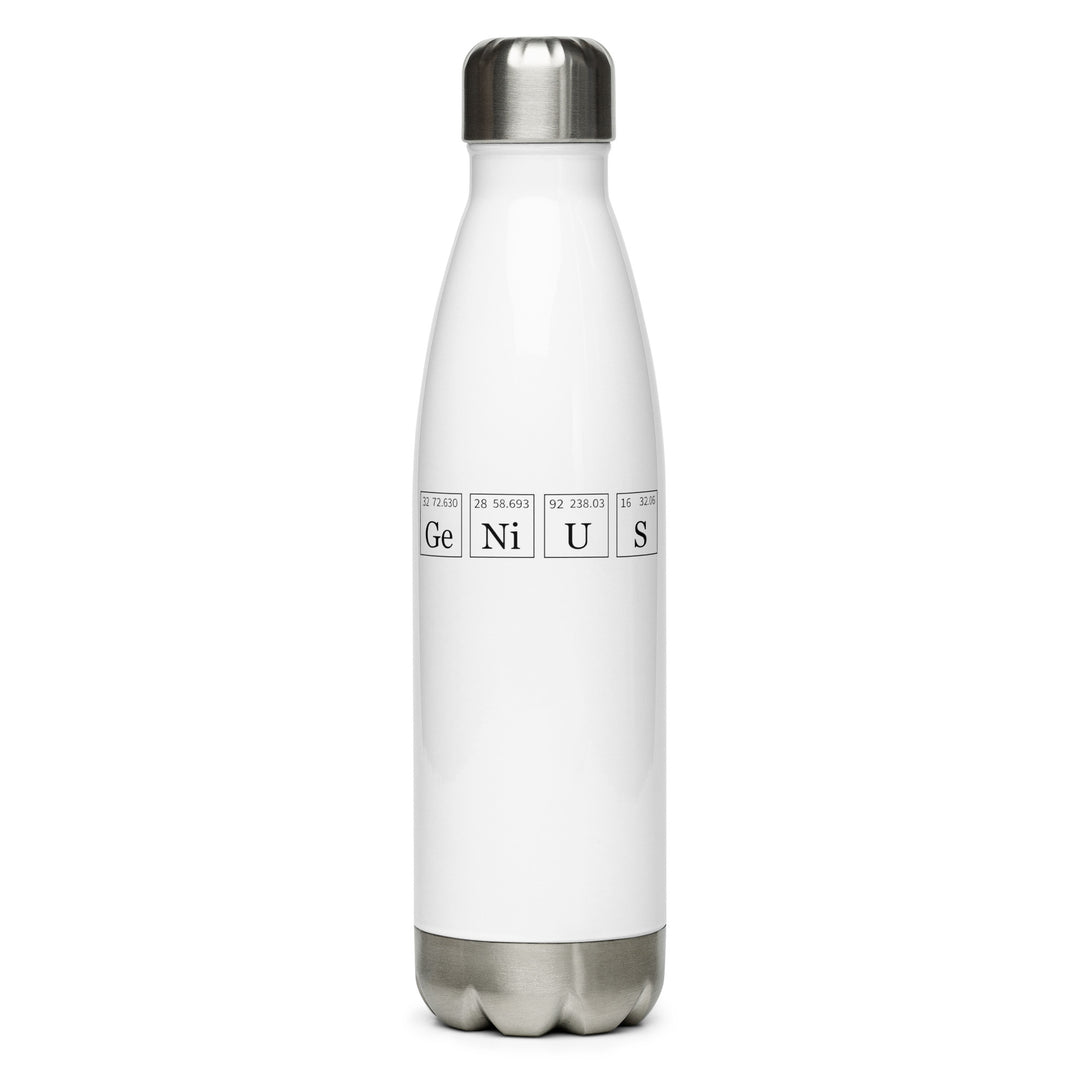 Genius by Design  Steel Water Bottle
