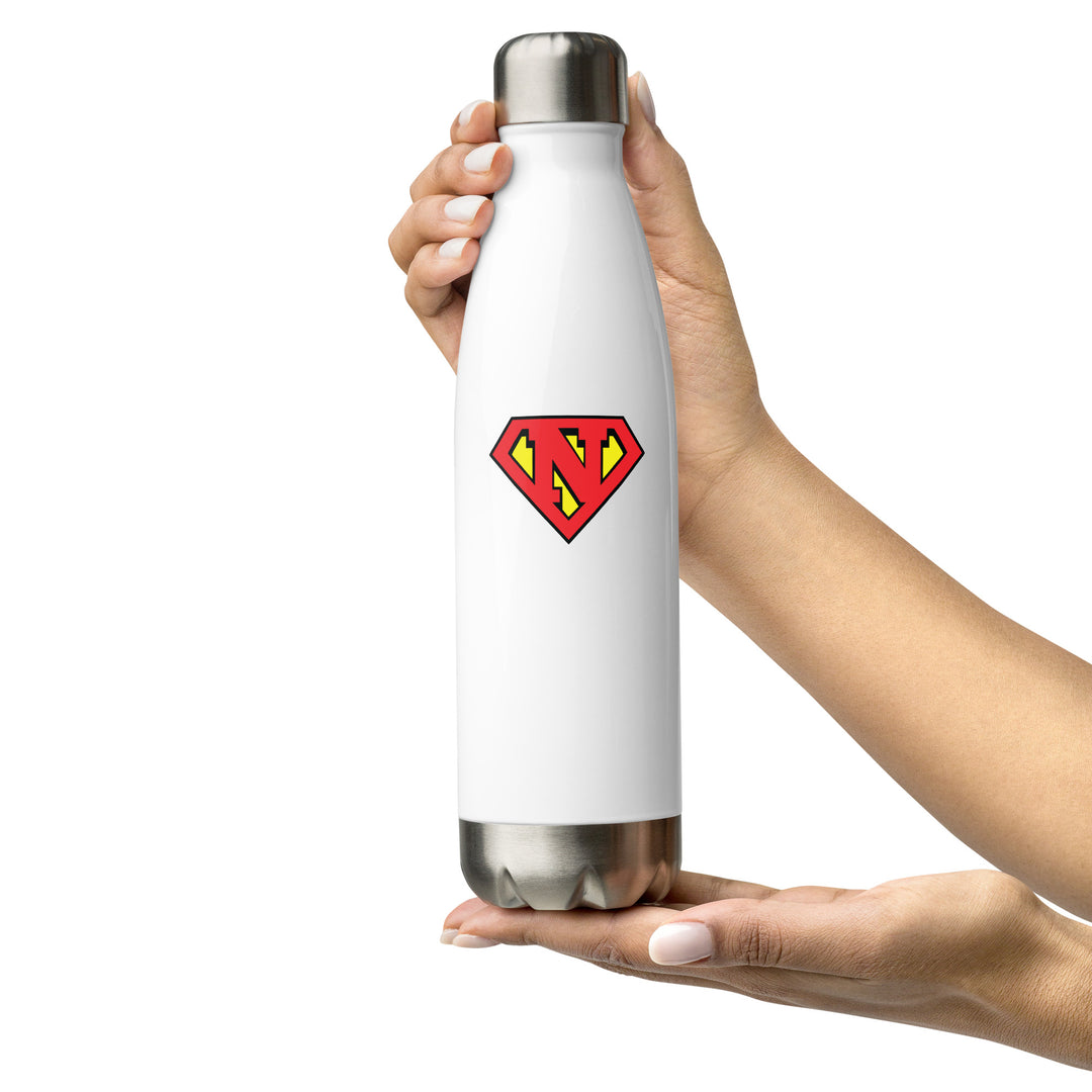 Newtonian Superman  Steel Water Bottle