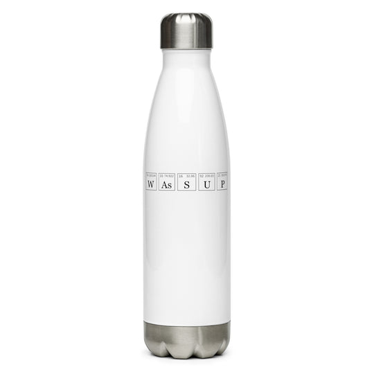 Wassup?  Steel Water Bottle