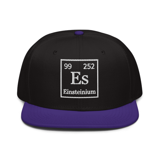 Einsteinium   Snapback Cap Embroidery