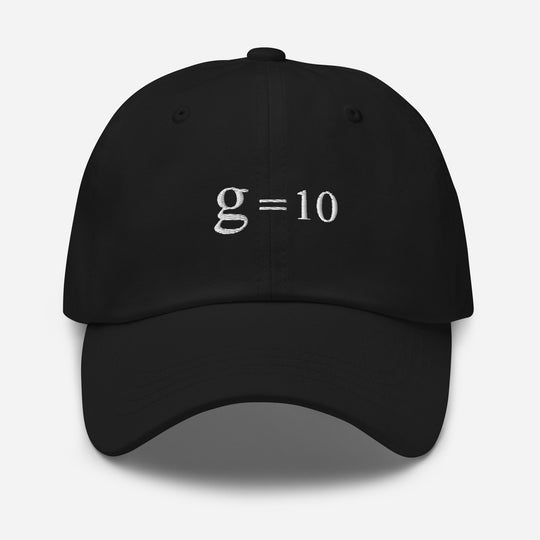 g = 10 Cap Embroidery