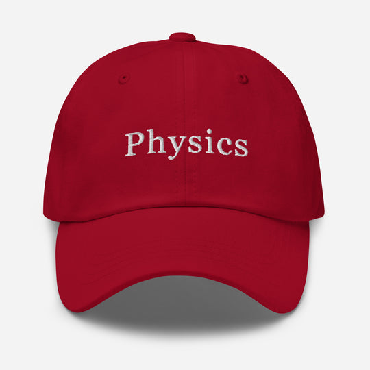 Physics Cap Embroidery