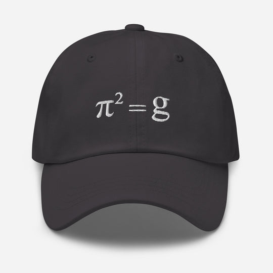 π² = g Cap Embroidery