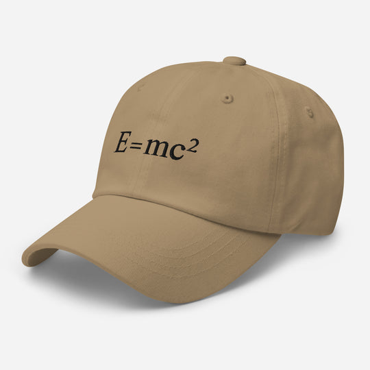 E = mc² Cap Embroidery