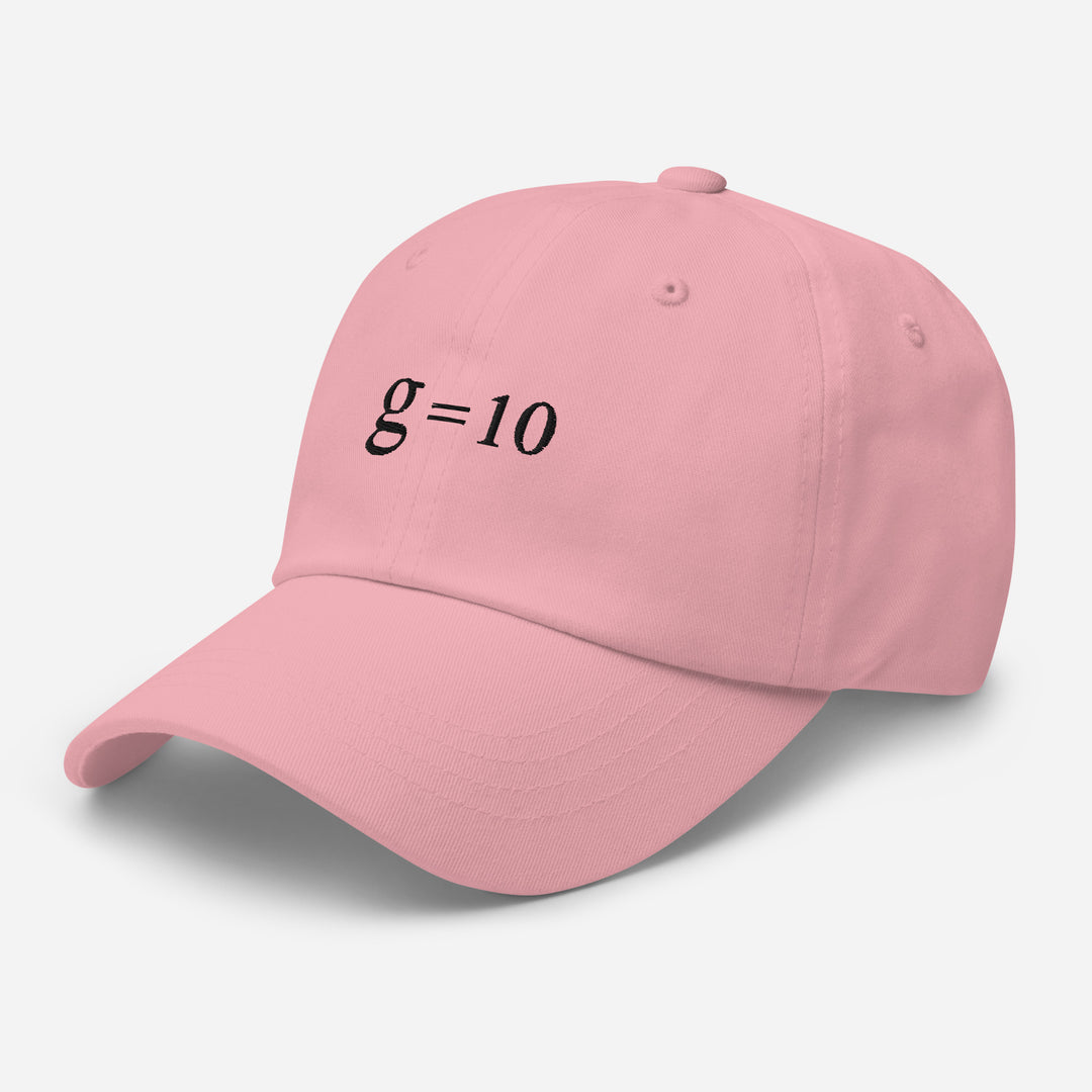 g = 10 Cap Embroidery