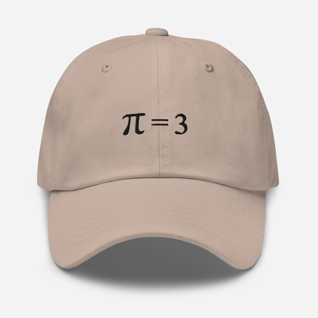 π = 3 Cap Embroidery