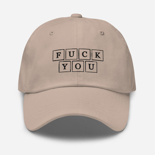 F**k you Cap Embroidery