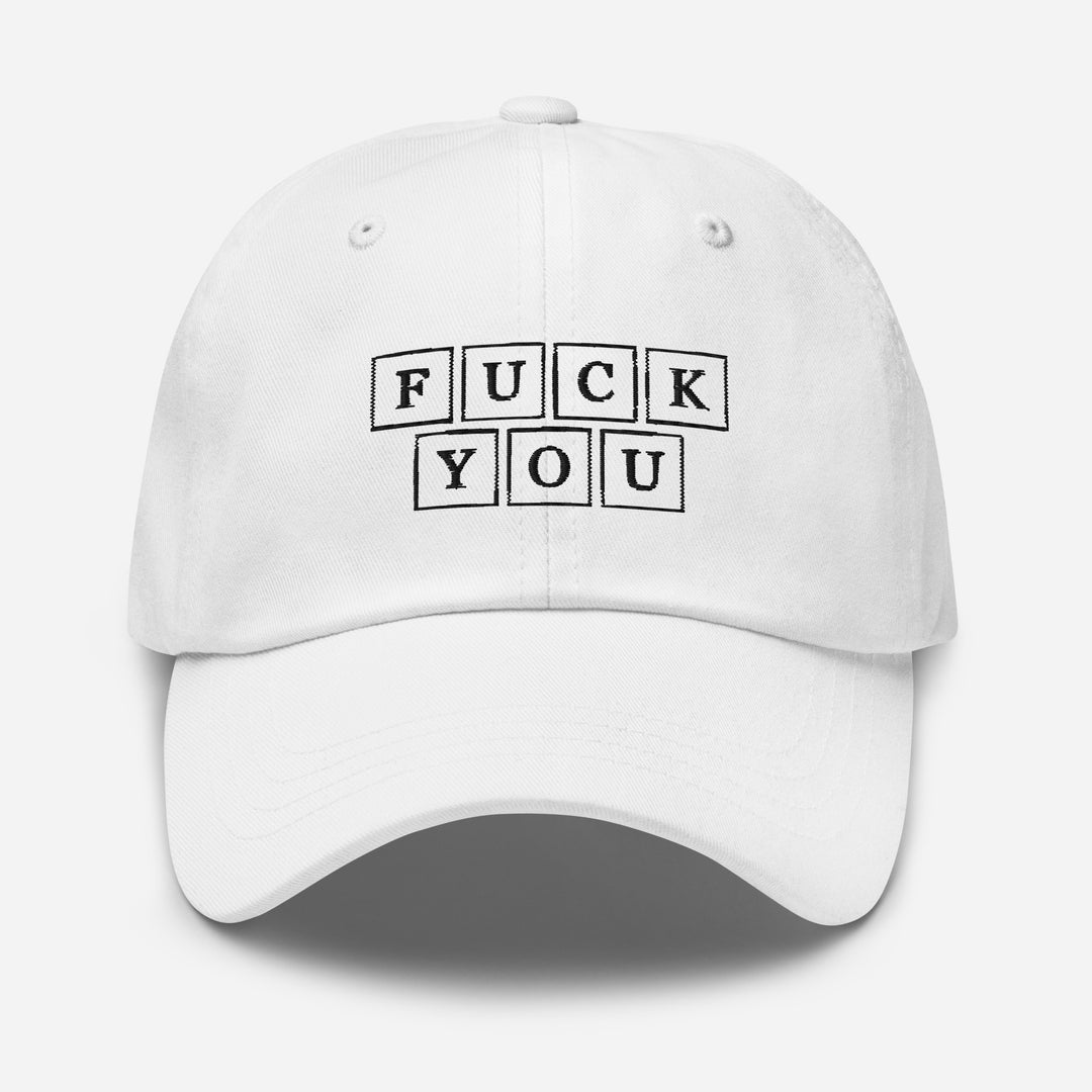 F**k you Cap Embroidery