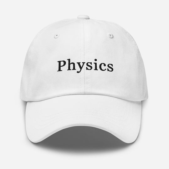 Physics Cap Embroidery