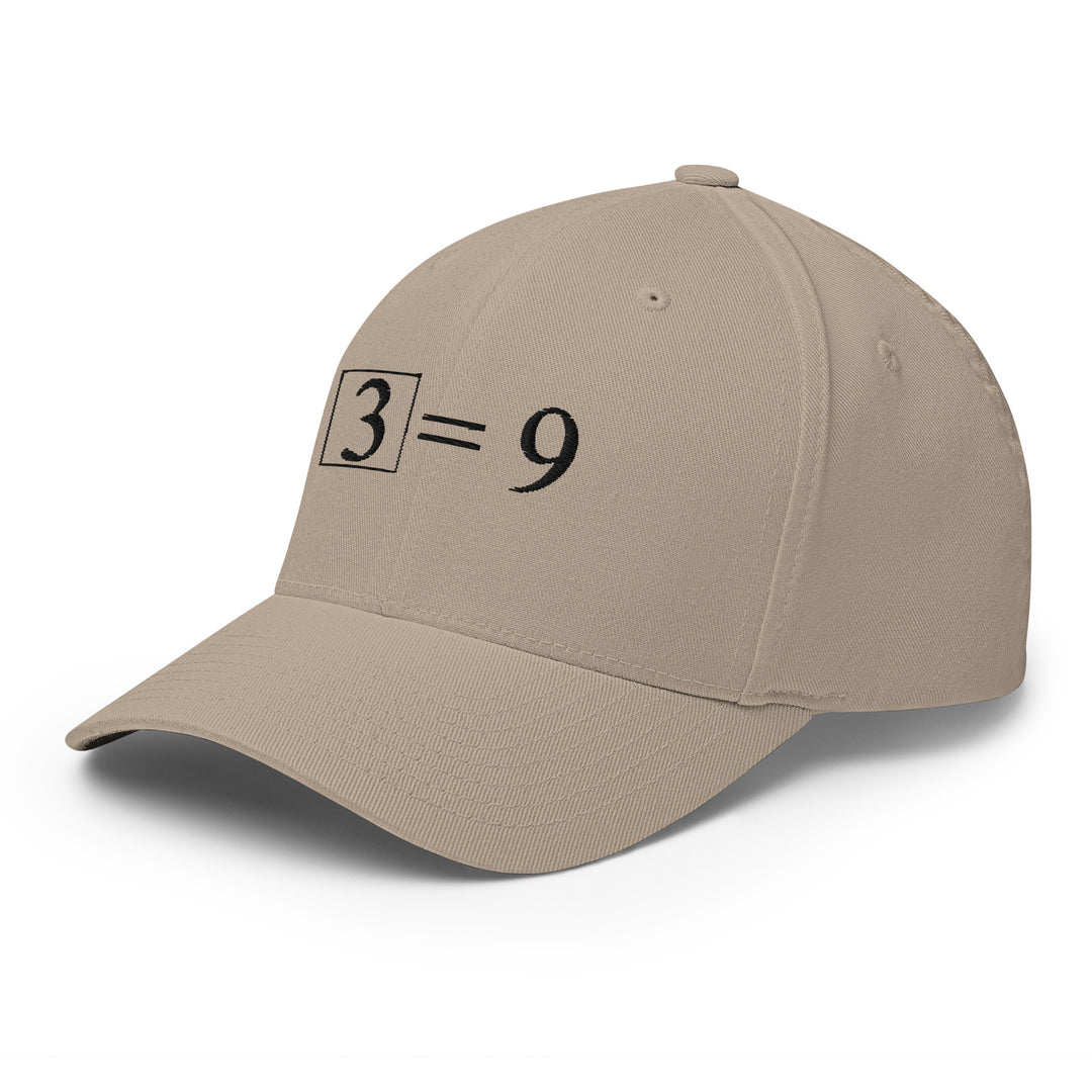3² = 9  Cap Embroidery
