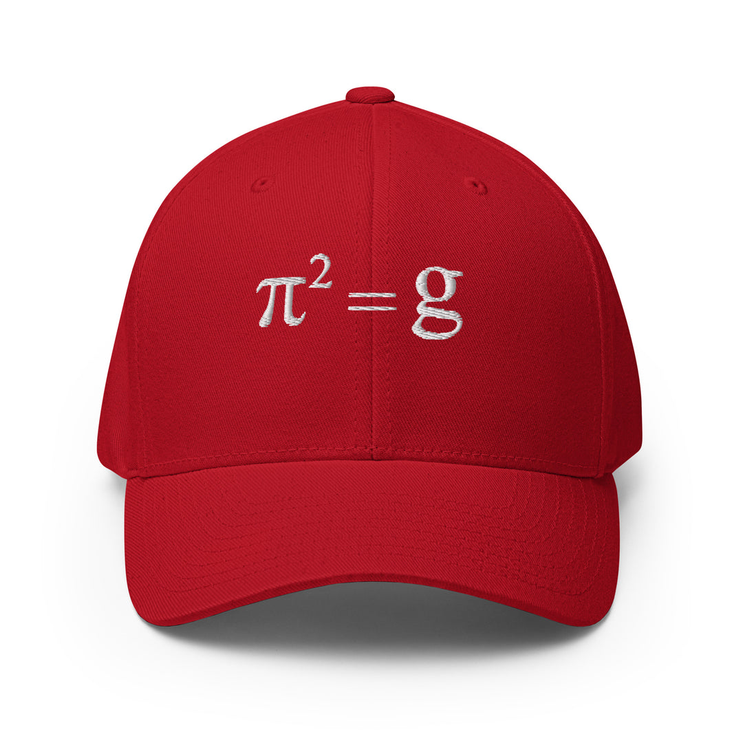 π² = g  Cap Embroidery