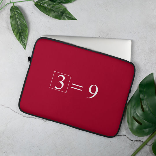 3² = 9 Laptop Sleeve