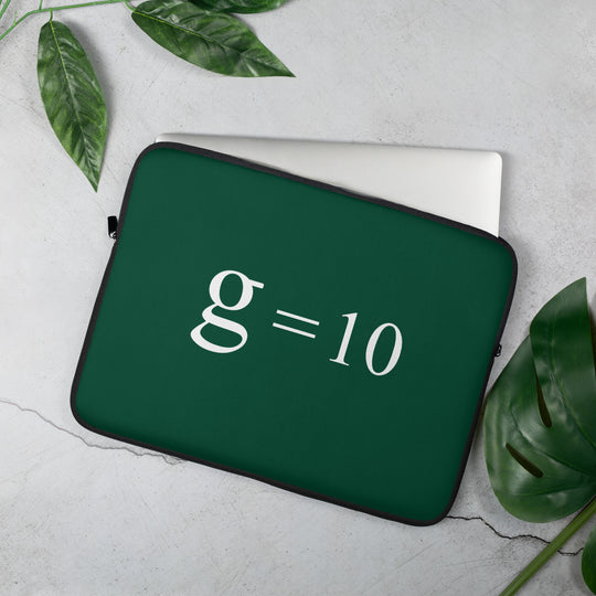 g = 10 Laptop Sleeve