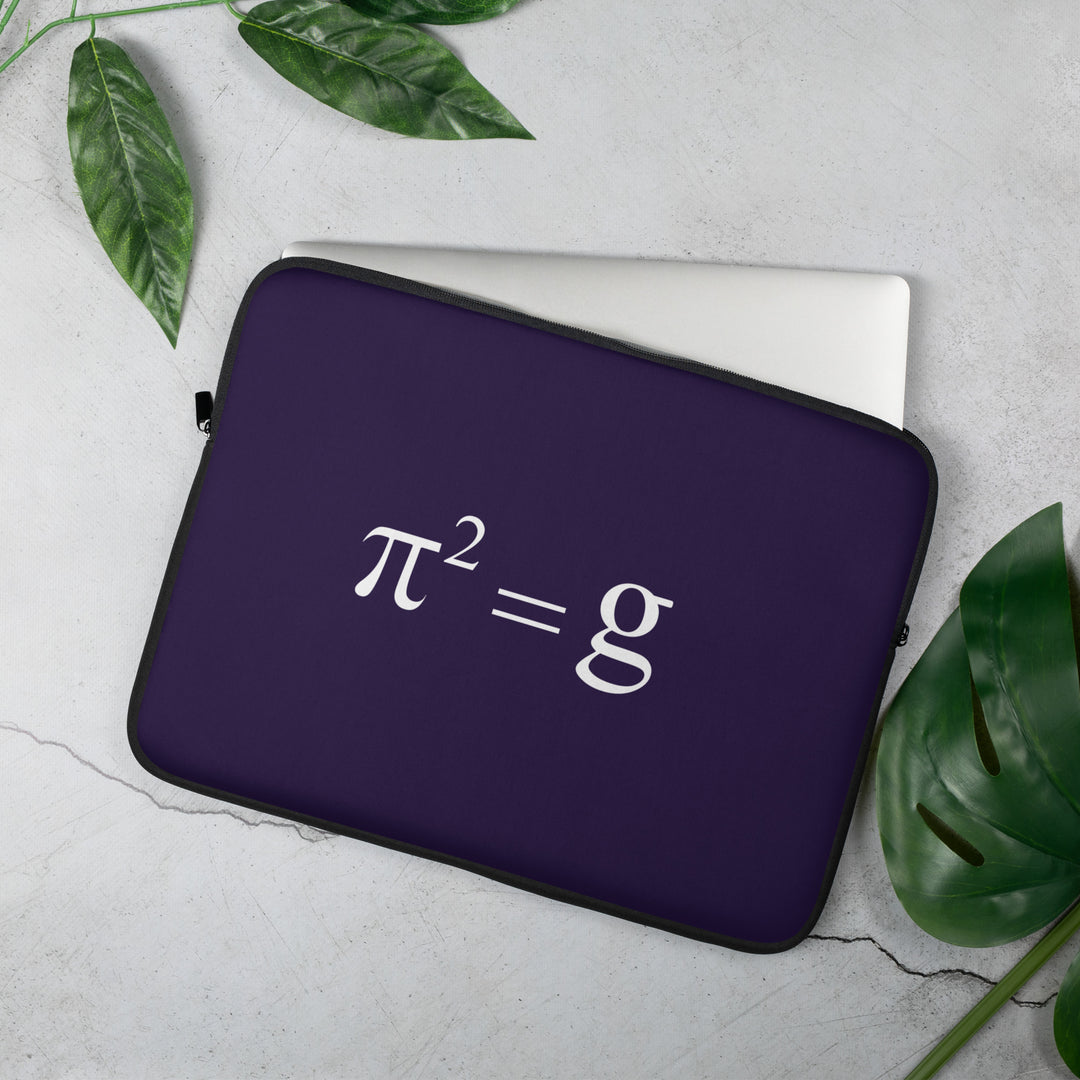 π² = g Laptop Sleeve