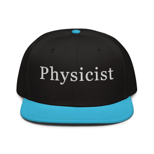 Physicist   Snapback Cap Embroidery