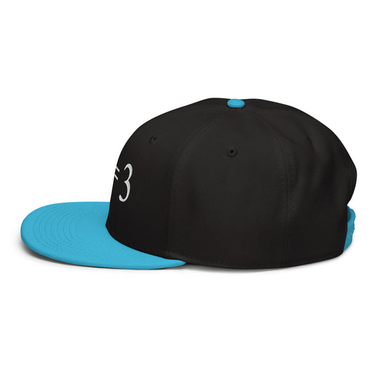 π = 3   Snapback Cap Embroidery