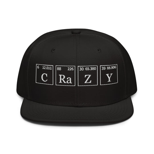 Crazy   Snapback Cap Embroidery