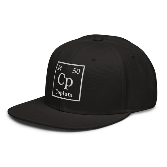 Copium   Snapback Cap Embroidery