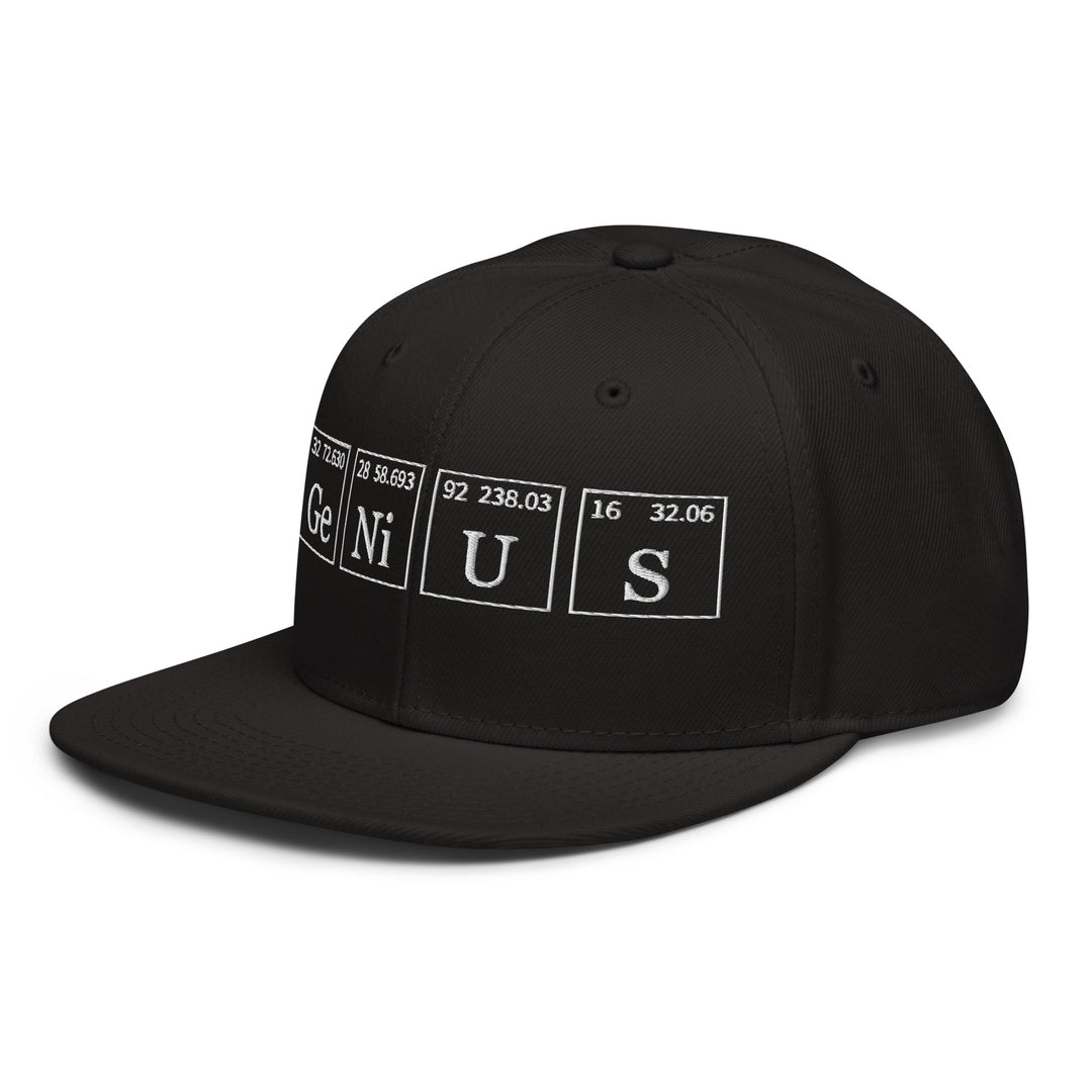 Genius   Snapback Cap Embroidery