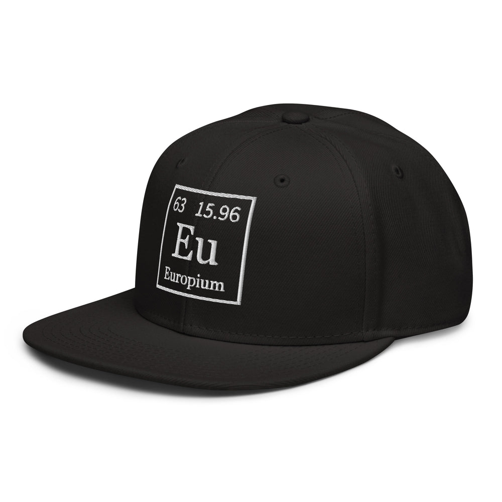 Europium Luminescence  Snapback Cap Embroidery