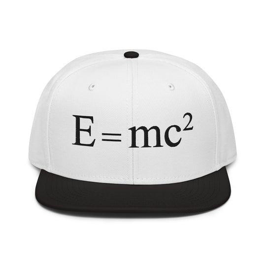 Mass-Energy Equivalence Cap Embroidery