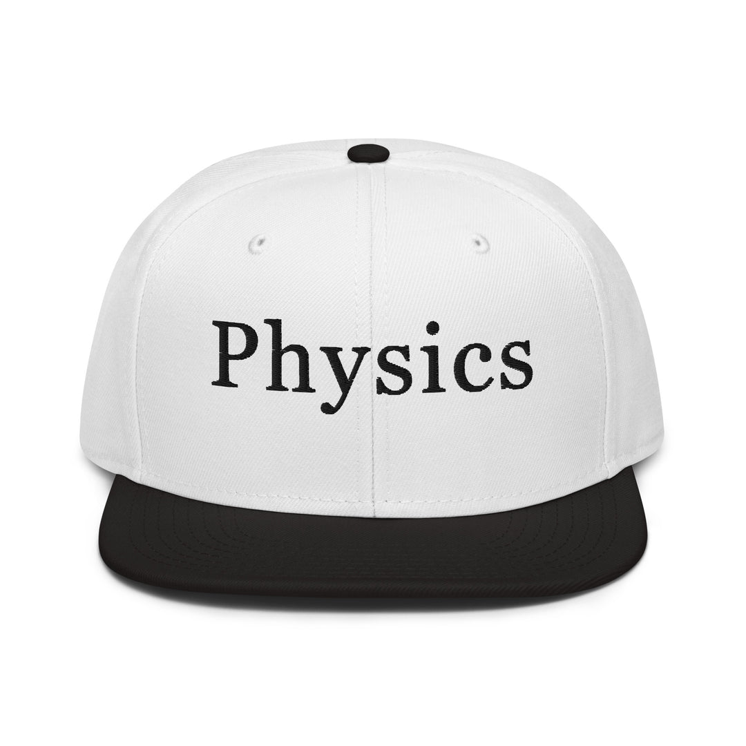 Physics   Snapback Cap Embroidery