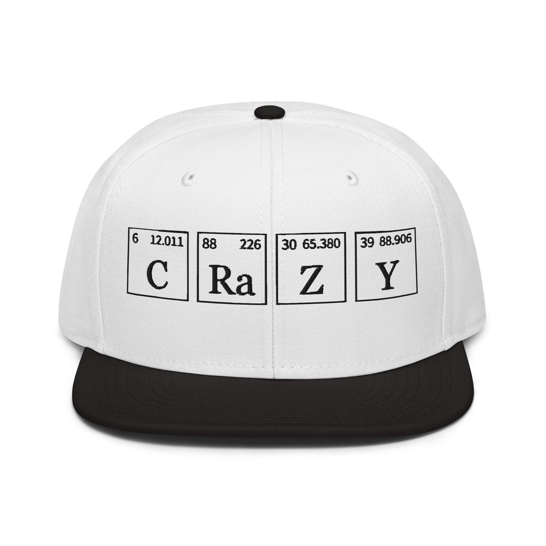 Crazy   Snapback Cap Embroidery