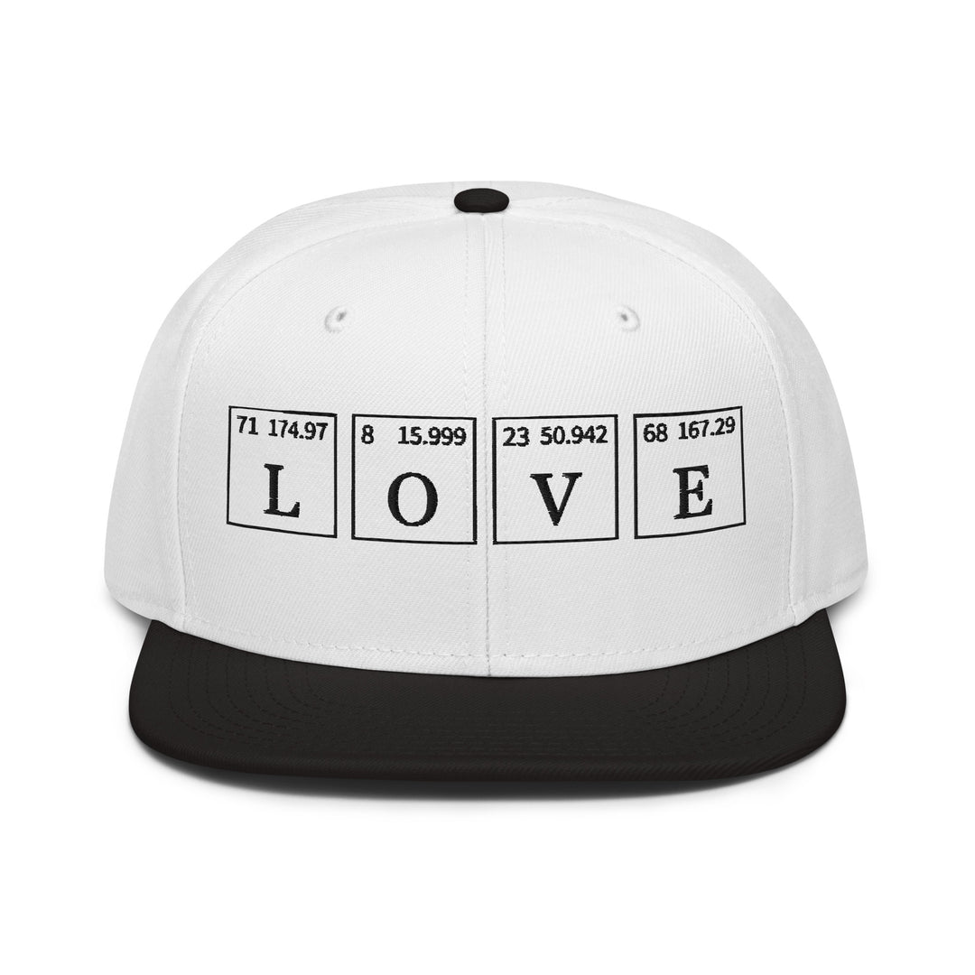 Love   Snapback Cap Embroidery