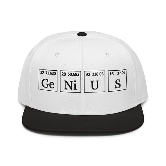 Genius   Snapback Cap Embroidery