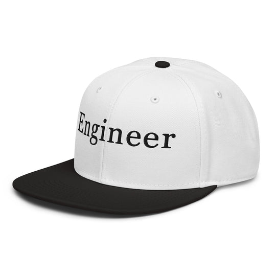 Engineer   Snapback Cap Embroidery