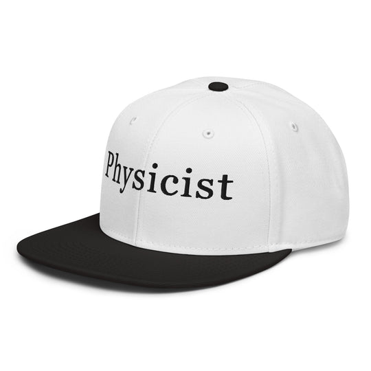 Physicist   Snapback Cap Embroidery