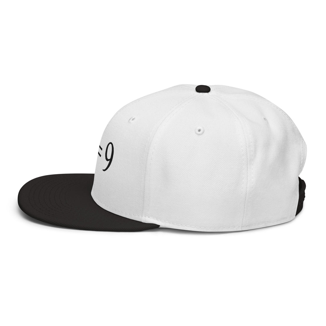 3² = 9   Snapback Cap Embroidery