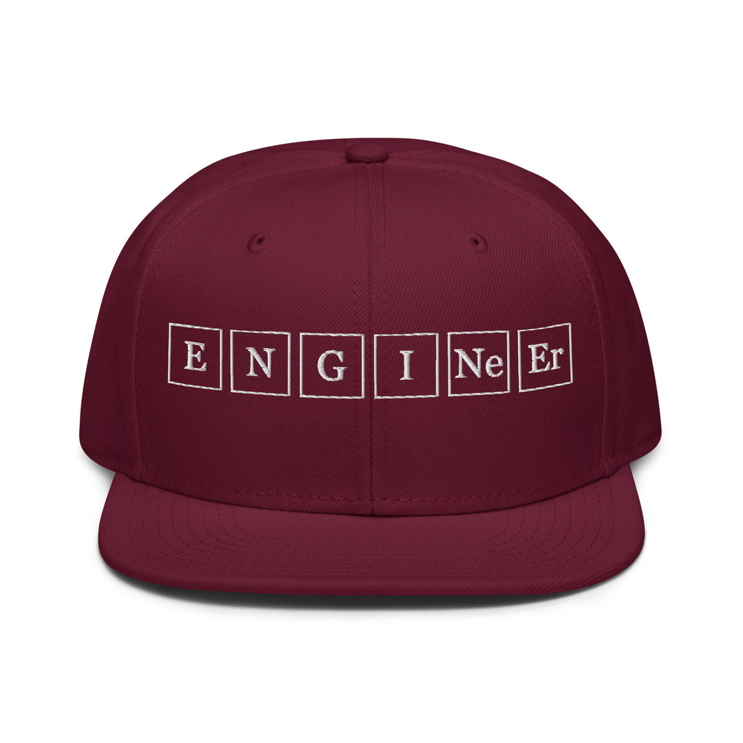 Engineer   Snapback Cap Embroidery