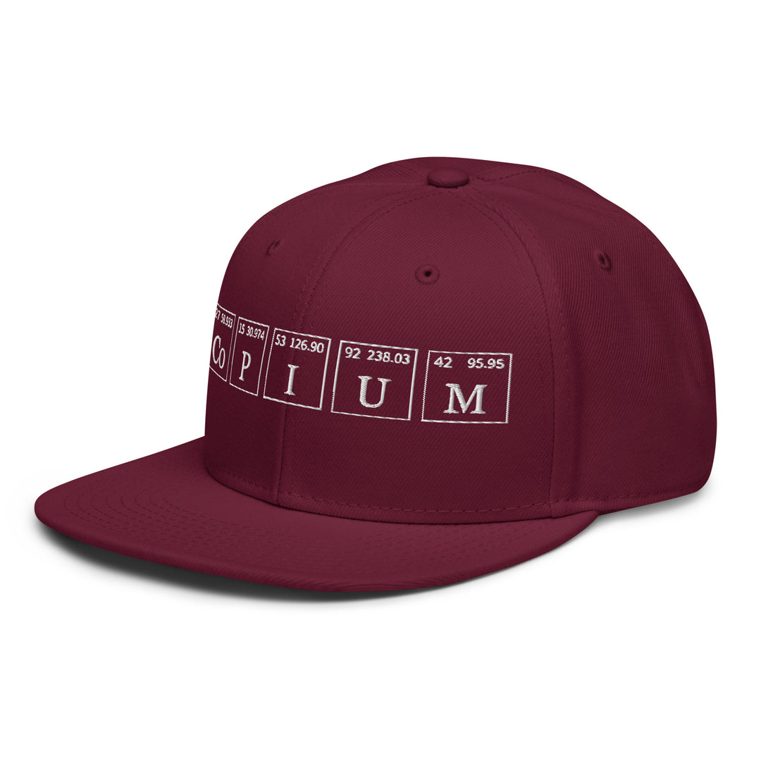 Copium Fusion  Snapback Cap Embroidery