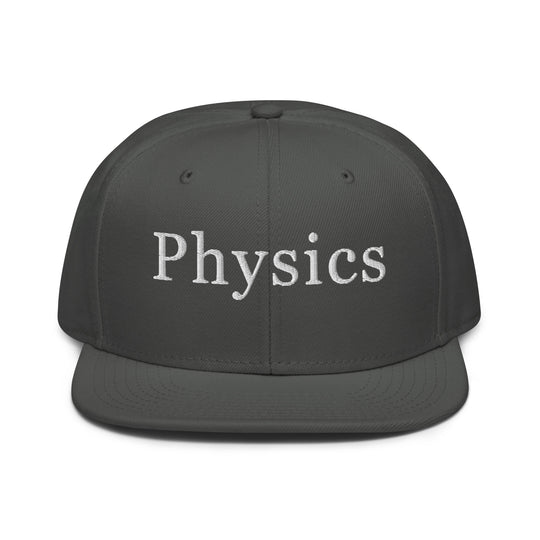 Physics   Snapback Cap Embroidery