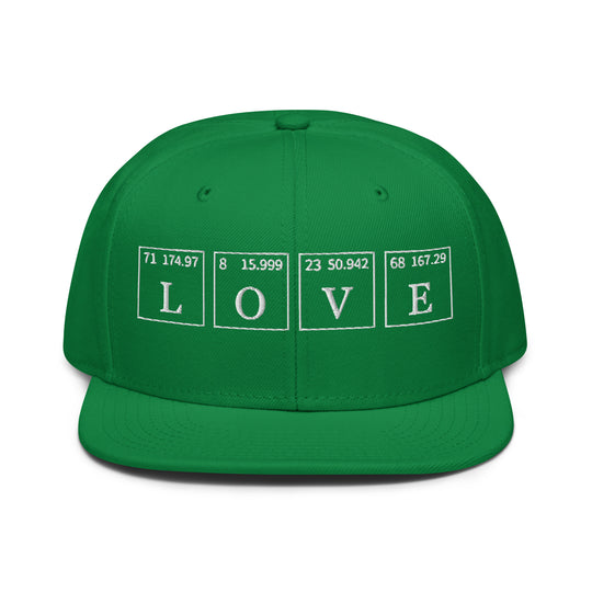 Love   Snapback Cap Embroidery