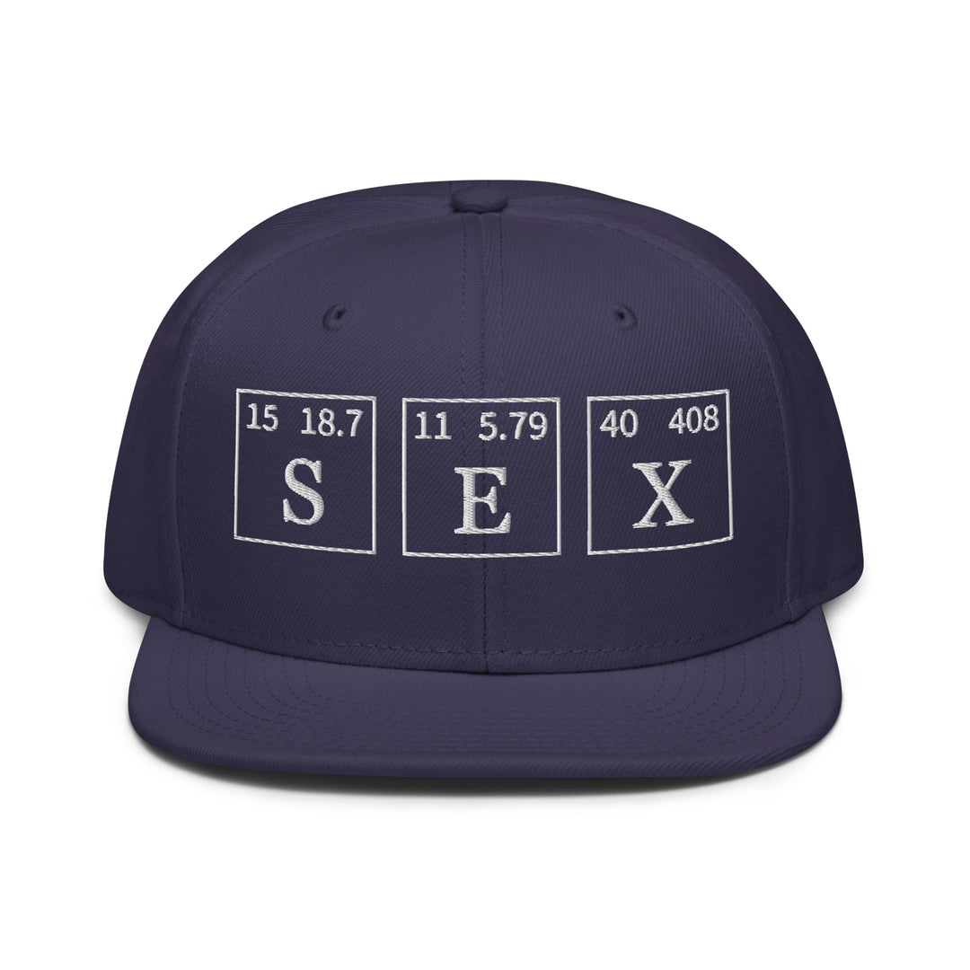 Sex   Snapback Cap Embroidery