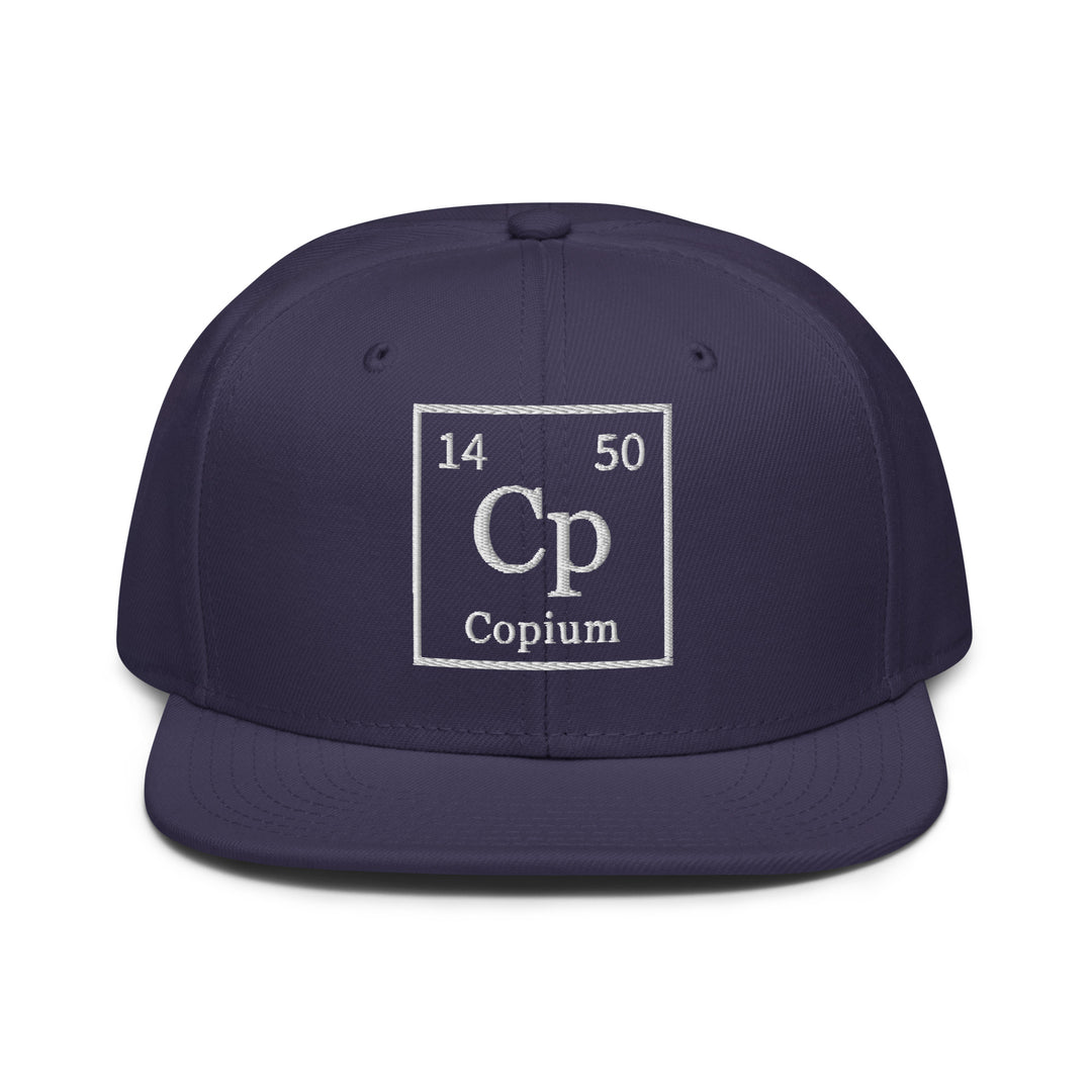 Copium   Snapback Cap Embroidery