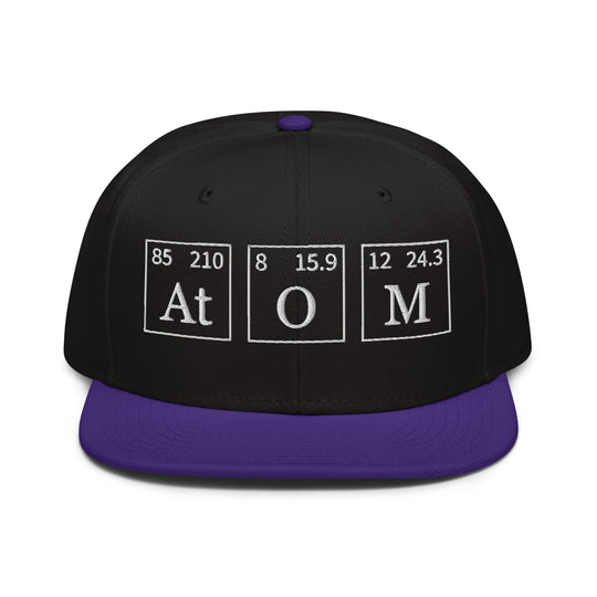 Atom   Snapback Cap Embroidery