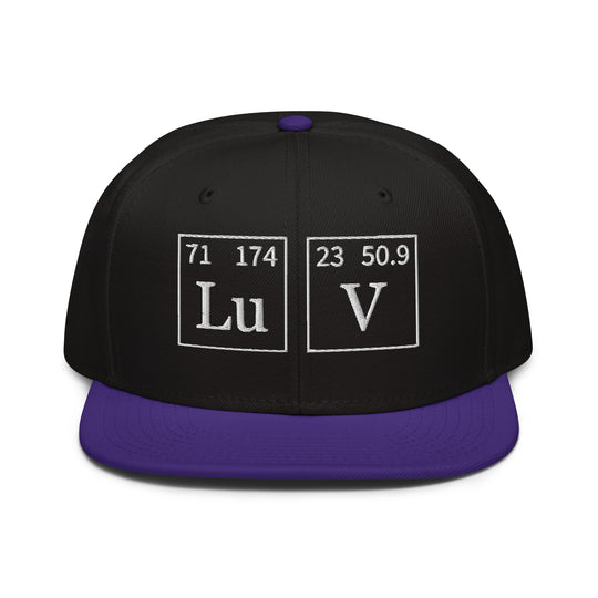 LuV   Snapback Cap Embroidery
