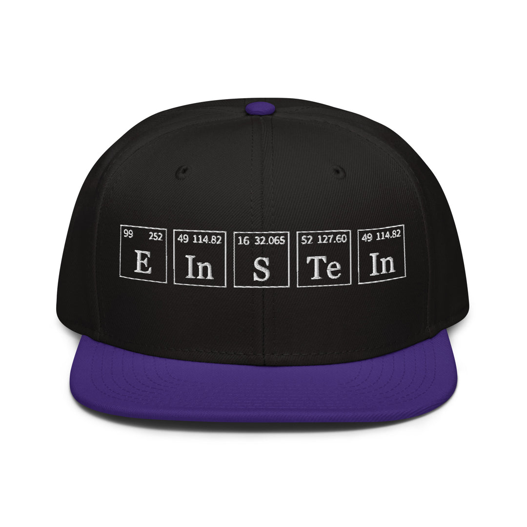 Einstein   Snapback Cap Embroidery