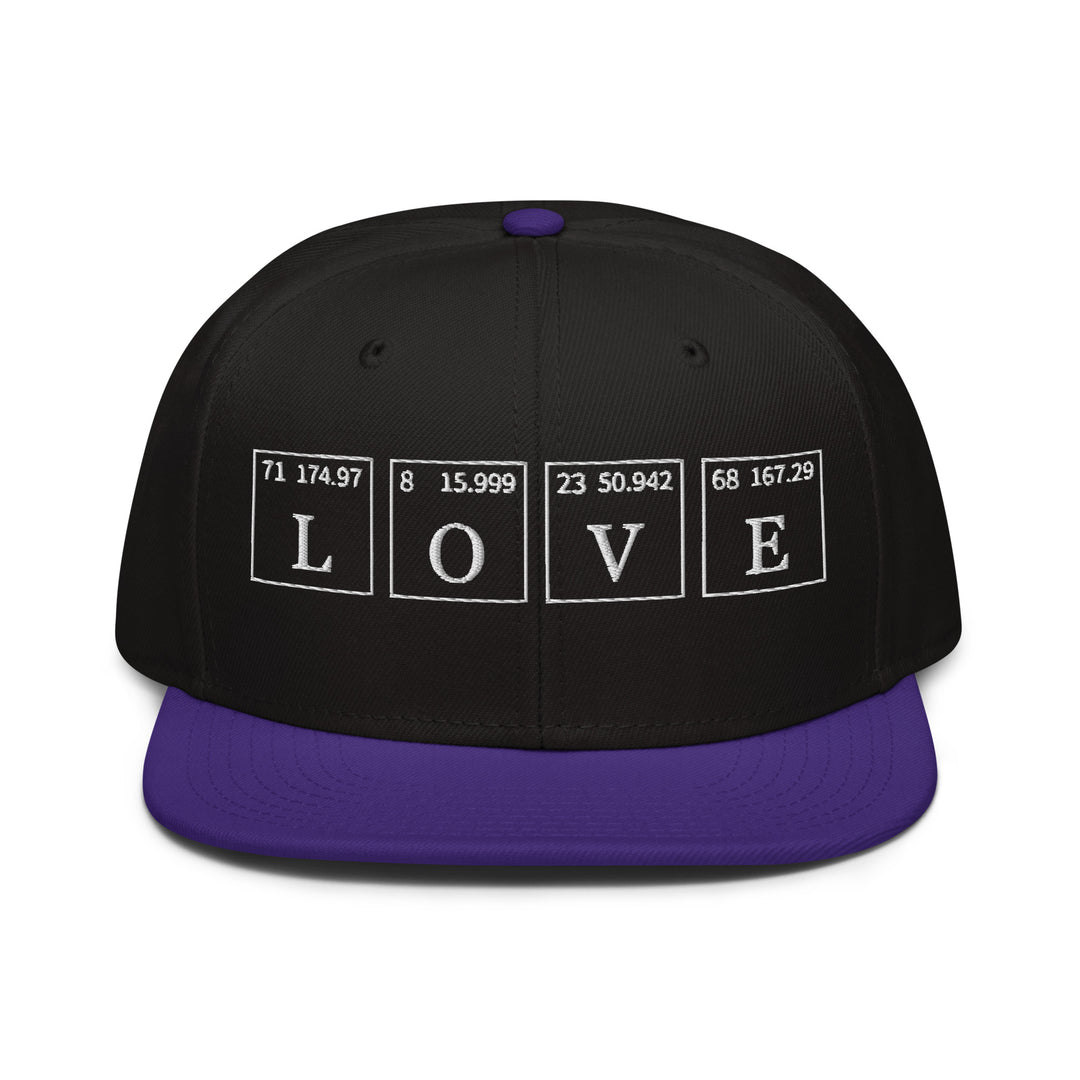 Love   Snapback Cap Embroidery