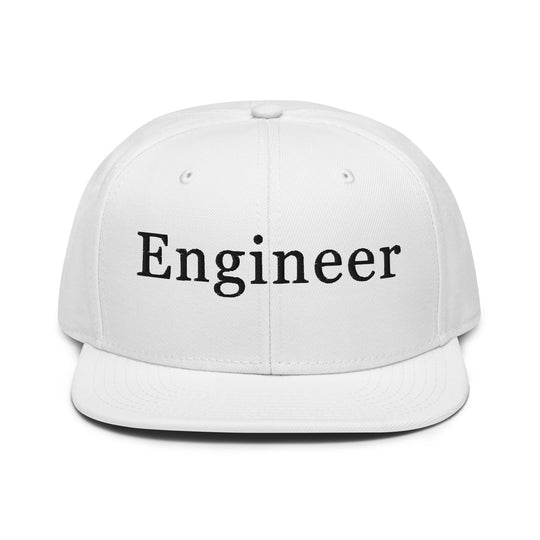 Engineer   Snapback Cap Embroidery