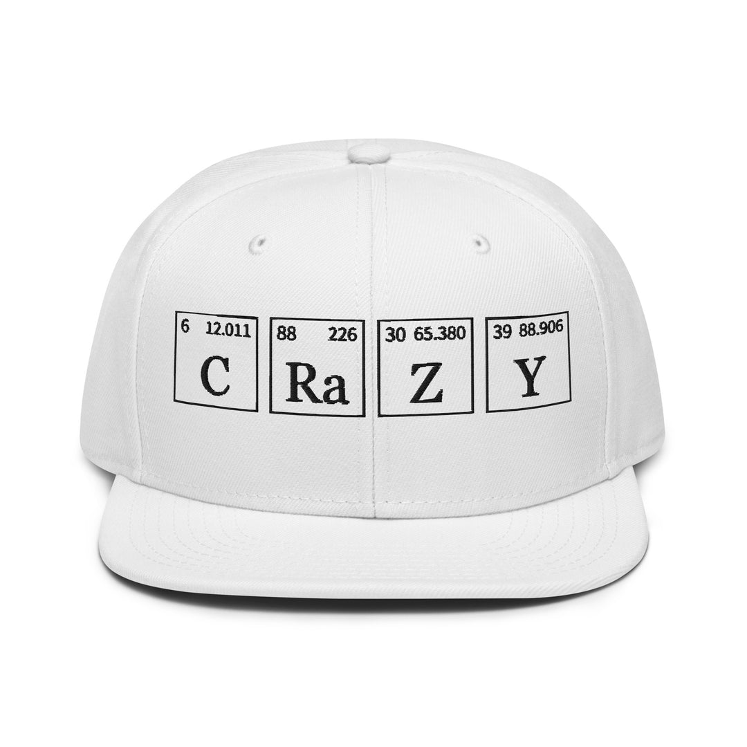 Crazy   Snapback Cap Embroidery