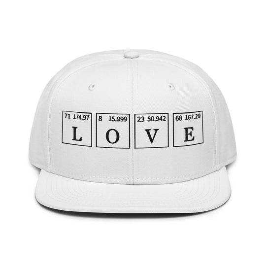 Love   Snapback Cap Embroidery