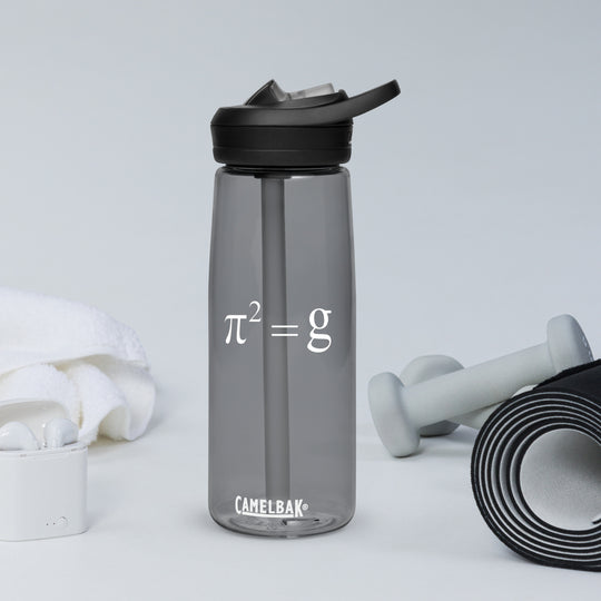 π² = g Sports Water Bottle