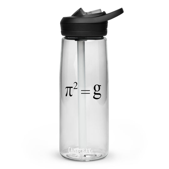 π² = g Sports Water Bottle