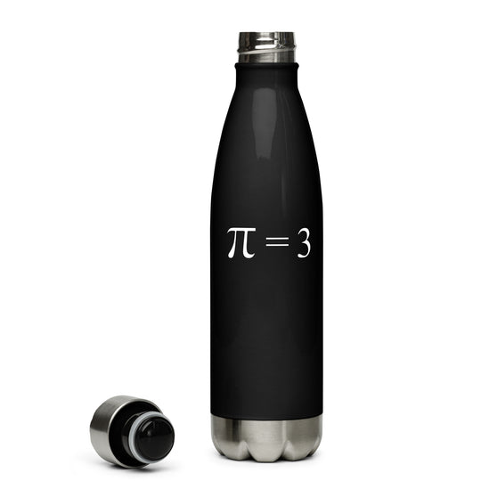 π = 3 Steel Water Bottle