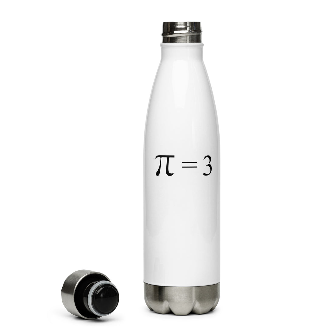 π = 3 Steel Water Bottle